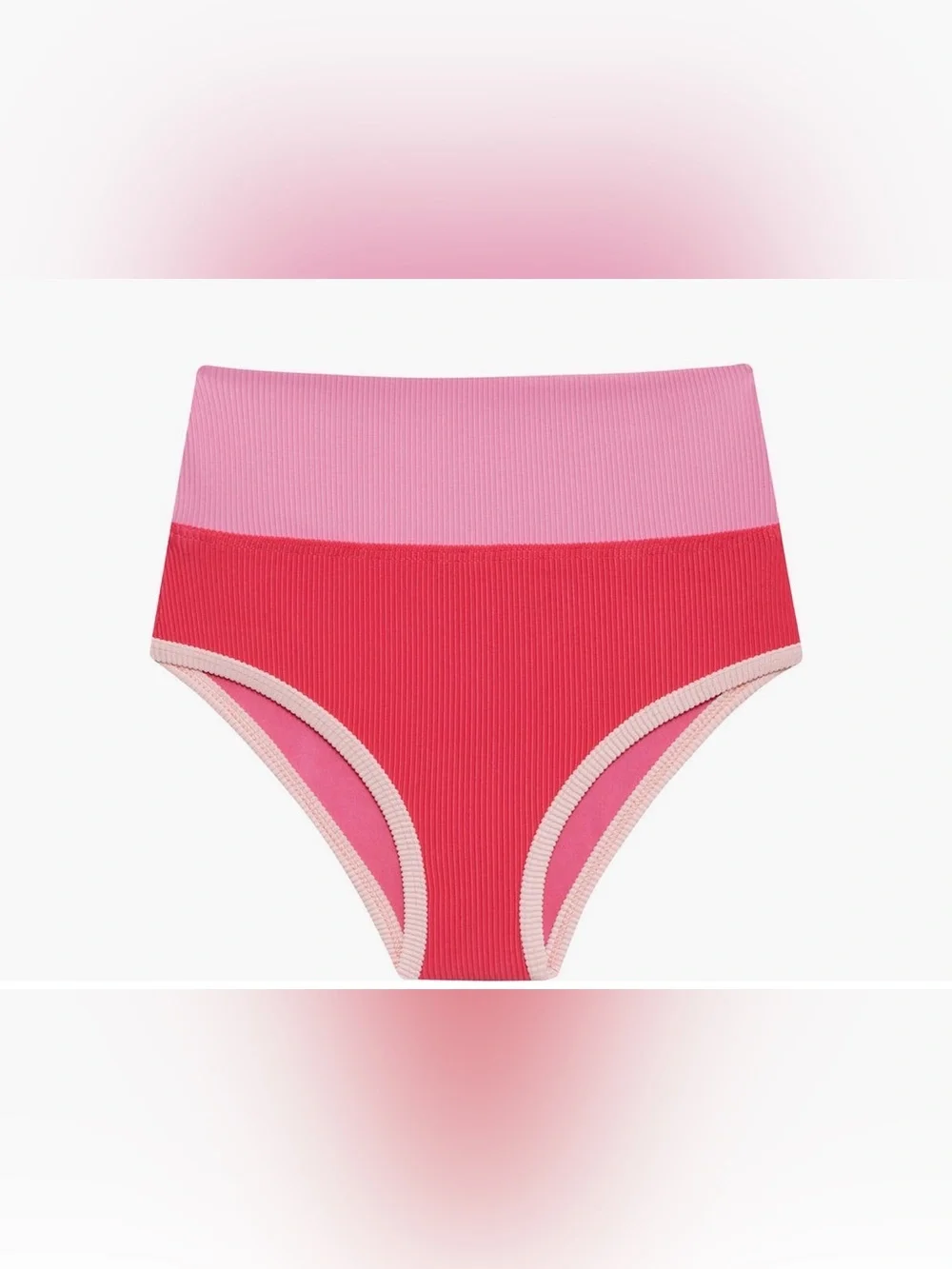 Beach Riot NEW Size 11/12 kids Colorblock Rib Kids Bikini Bottom